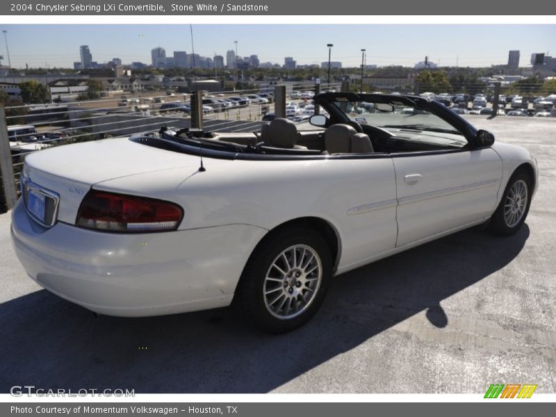 Stone White / Sandstone 2004 Chrysler Sebring LXi Convertible