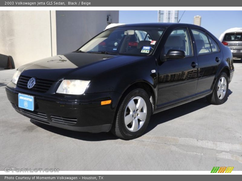 Black / Beige 2003 Volkswagen Jetta GLS Sedan