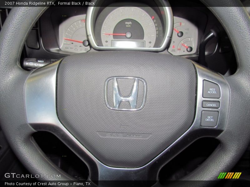 Formal Black / Black 2007 Honda Ridgeline RTX