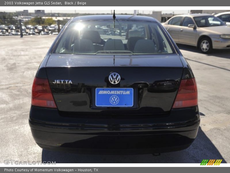 Black / Beige 2003 Volkswagen Jetta GLS Sedan