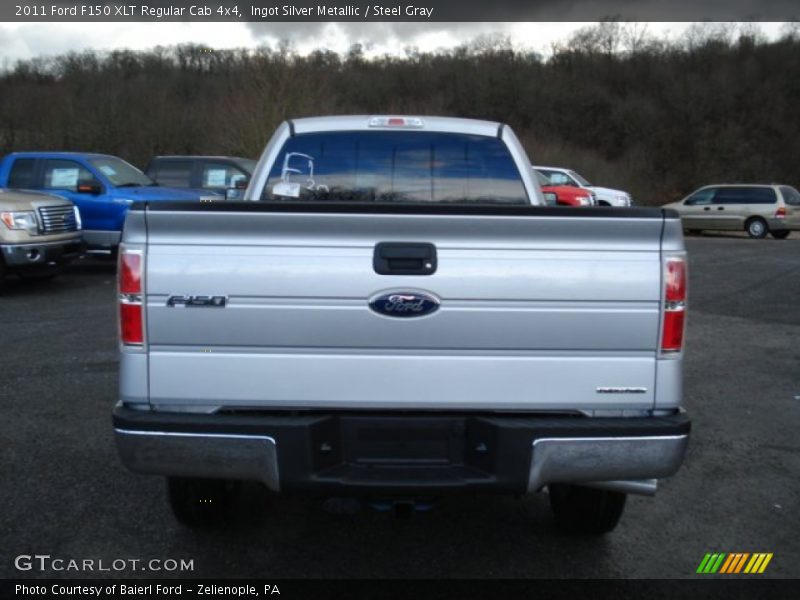 Ingot Silver Metallic / Steel Gray 2011 Ford F150 XLT Regular Cab 4x4