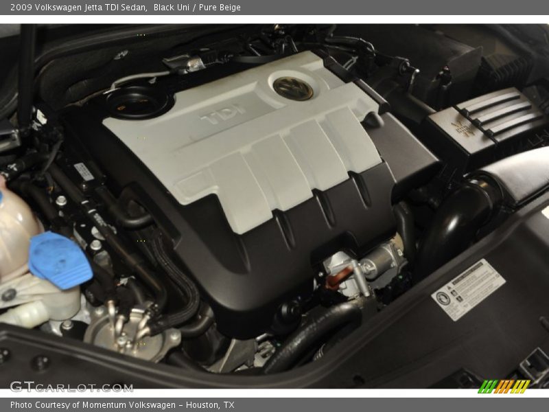 Black Uni / Pure Beige 2009 Volkswagen Jetta TDI Sedan