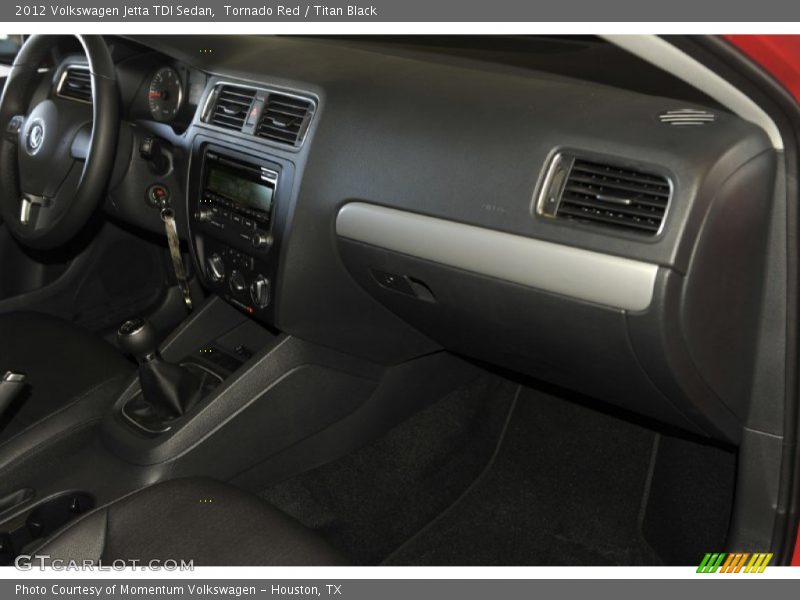 Tornado Red / Titan Black 2012 Volkswagen Jetta TDI Sedan
