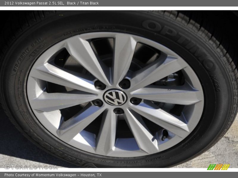 Black / Titan Black 2012 Volkswagen Passat 2.5L SEL