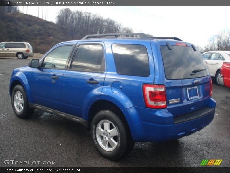 Blue Flame Metallic / Charcoal Black 2012 Ford Escape XLT 4WD