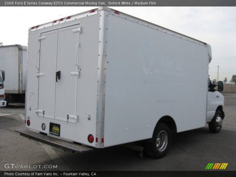 Oxford White / Medium Flint 2006 Ford E Series Cutaway E350 Commercial Moving Van