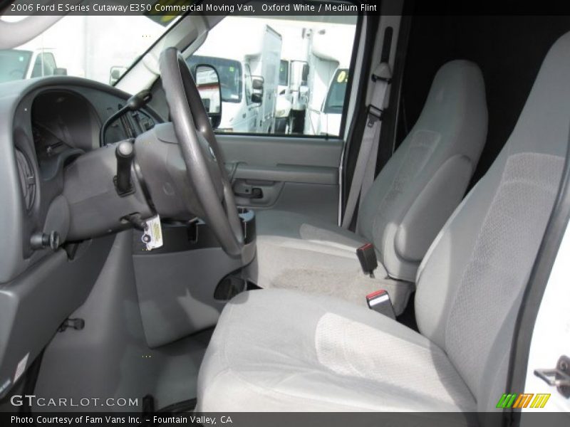 2006 E Series Cutaway E350 Commercial Moving Van Medium Flint Interior