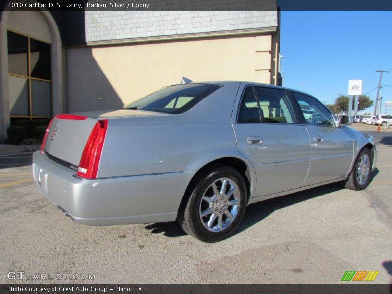 Radiant Silver / Ebony 2010 Cadillac DTS Luxury