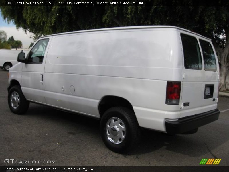 Oxford White / Medium Flint 2003 Ford E Series Van E350 Super Duty Commercial