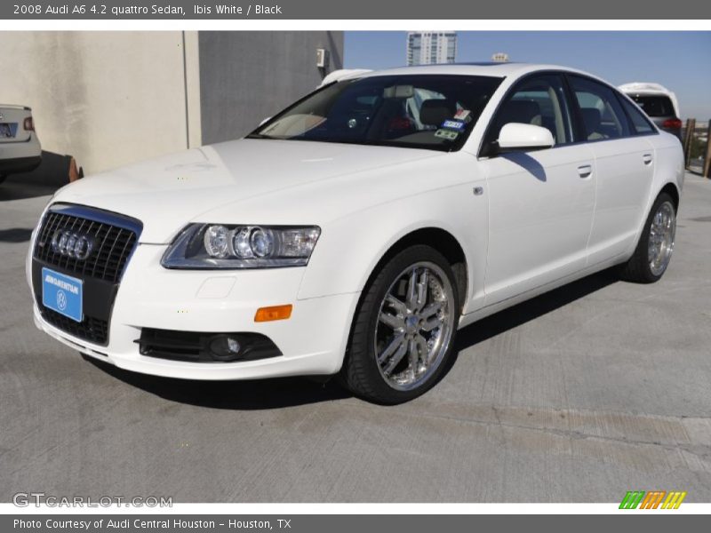 Ibis White / Black 2008 Audi A6 4.2 quattro Sedan