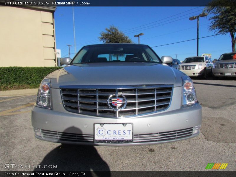 Radiant Silver / Ebony 2010 Cadillac DTS Luxury