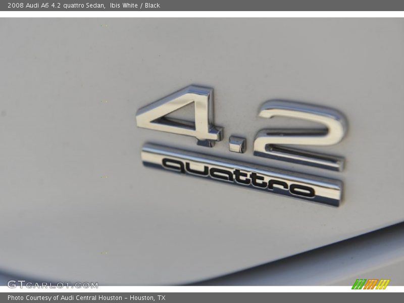 Ibis White / Black 2008 Audi A6 4.2 quattro Sedan