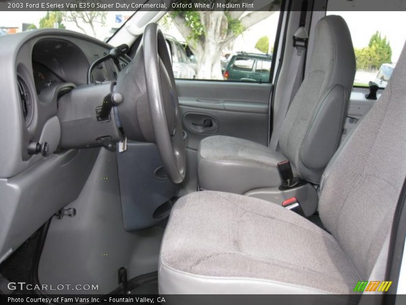 Oxford White / Medium Flint 2003 Ford E Series Van E350 Super Duty Commercial