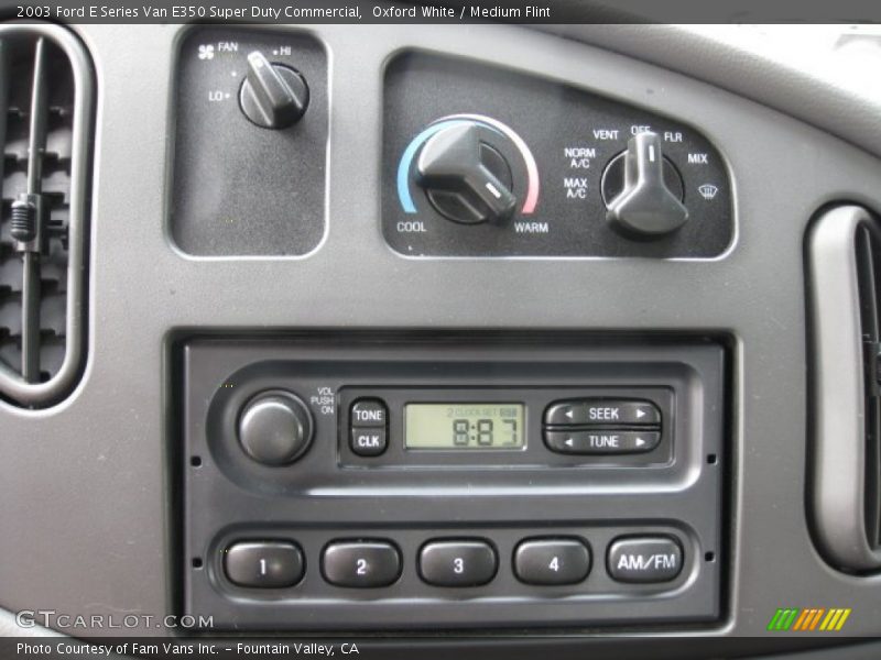 Oxford White / Medium Flint 2003 Ford E Series Van E350 Super Duty Commercial