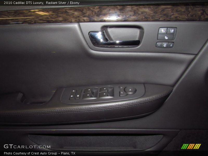 Radiant Silver / Ebony 2010 Cadillac DTS Luxury