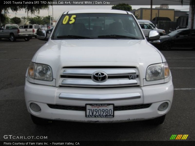 Natural White / Dark Gray 2005 Toyota Tundra SR5 TRD Access Cab 4x4