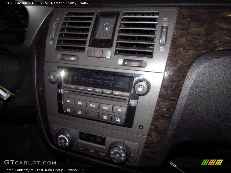 Radiant Silver / Ebony 2010 Cadillac DTS Luxury