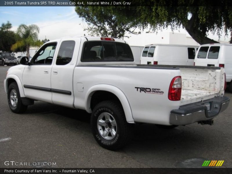 Natural White / Dark Gray 2005 Toyota Tundra SR5 TRD Access Cab 4x4