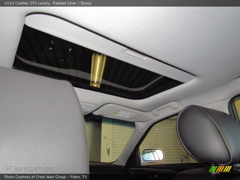 Radiant Silver / Ebony 2010 Cadillac DTS Luxury