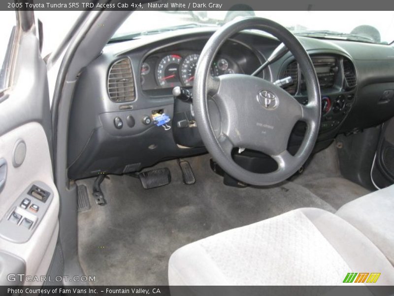 Natural White / Dark Gray 2005 Toyota Tundra SR5 TRD Access Cab 4x4