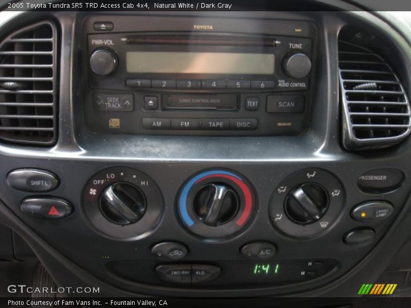 Natural White / Dark Gray 2005 Toyota Tundra SR5 TRD Access Cab 4x4