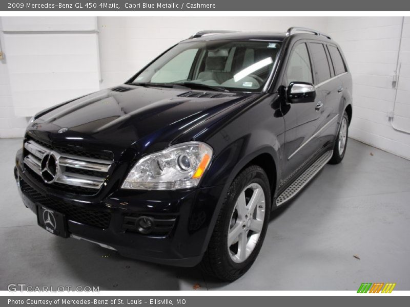 Capri Blue Metallic / Cashmere 2009 Mercedes-Benz GL 450 4Matic