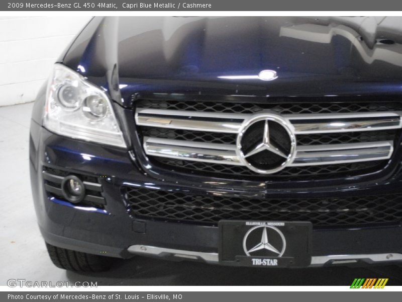 Capri Blue Metallic / Cashmere 2009 Mercedes-Benz GL 450 4Matic