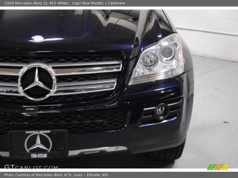Capri Blue Metallic / Cashmere 2009 Mercedes-Benz GL 450 4Matic