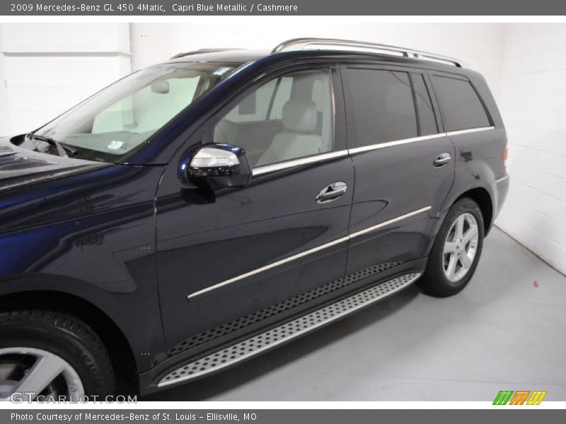 Capri Blue Metallic / Cashmere 2009 Mercedes-Benz GL 450 4Matic