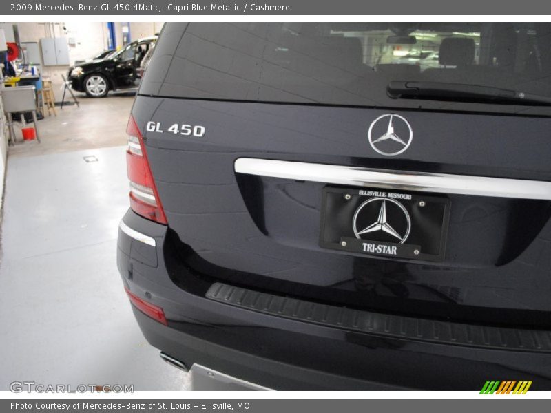 Capri Blue Metallic / Cashmere 2009 Mercedes-Benz GL 450 4Matic