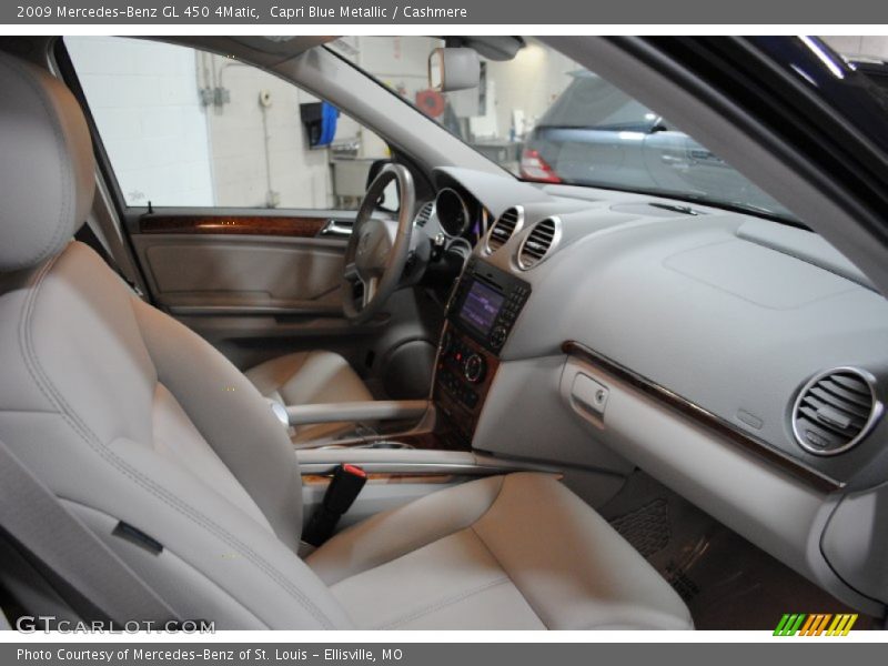 Capri Blue Metallic / Cashmere 2009 Mercedes-Benz GL 450 4Matic
