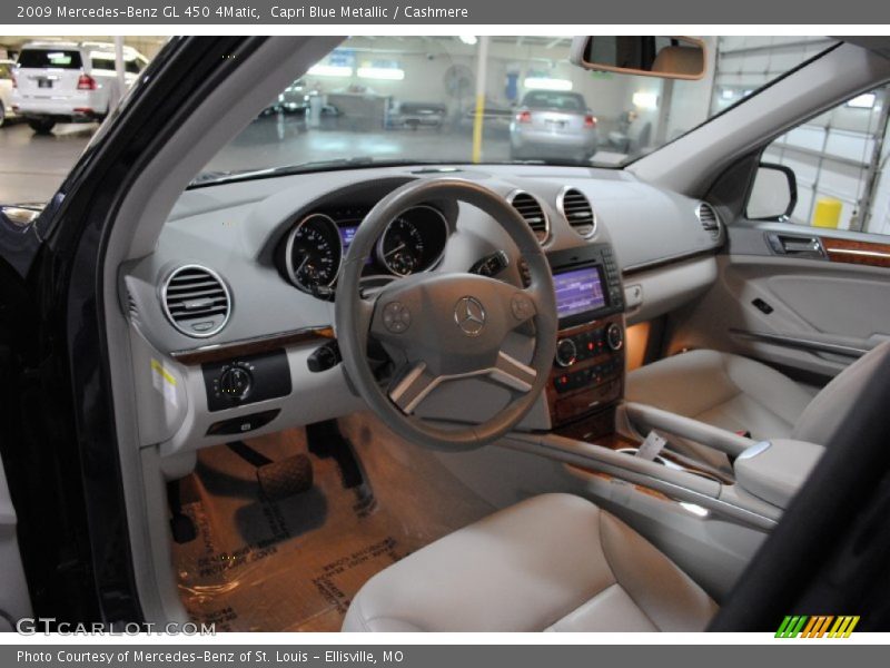 Capri Blue Metallic / Cashmere 2009 Mercedes-Benz GL 450 4Matic