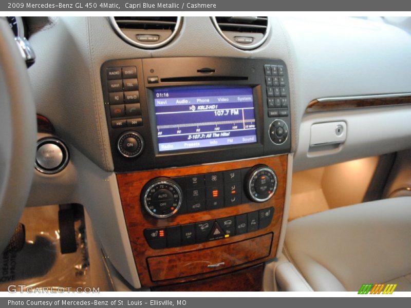 Capri Blue Metallic / Cashmere 2009 Mercedes-Benz GL 450 4Matic