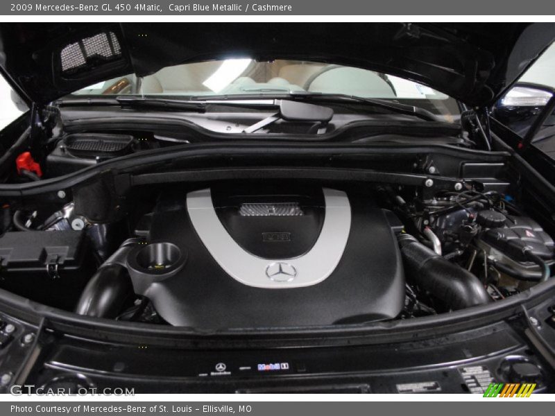 Capri Blue Metallic / Cashmere 2009 Mercedes-Benz GL 450 4Matic
