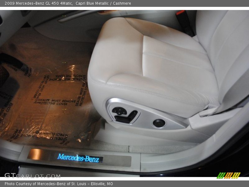 Capri Blue Metallic / Cashmere 2009 Mercedes-Benz GL 450 4Matic