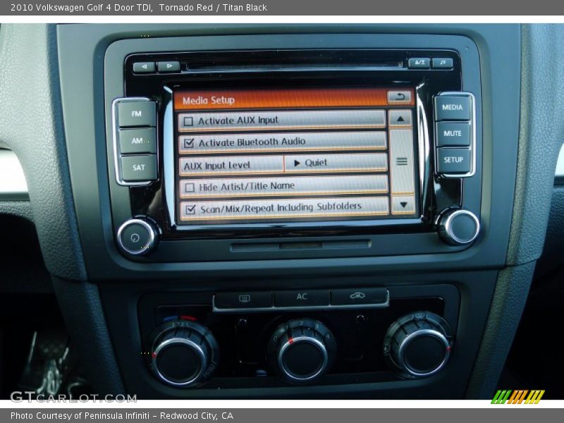 Tornado Red / Titan Black 2010 Volkswagen Golf 4 Door TDI