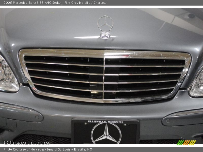 Flint Grey Metallic / Charcoal 2006 Mercedes-Benz S 55 AMG Sedan