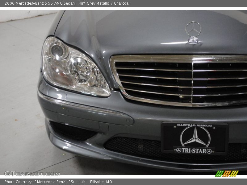 Flint Grey Metallic / Charcoal 2006 Mercedes-Benz S 55 AMG Sedan