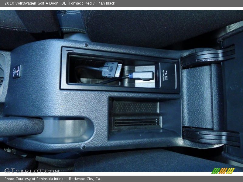Tornado Red / Titan Black 2010 Volkswagen Golf 4 Door TDI