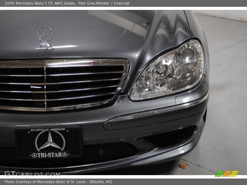 Flint Grey Metallic / Charcoal 2006 Mercedes-Benz S 55 AMG Sedan
