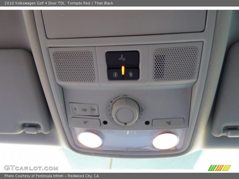 Tornado Red / Titan Black 2010 Volkswagen Golf 4 Door TDI