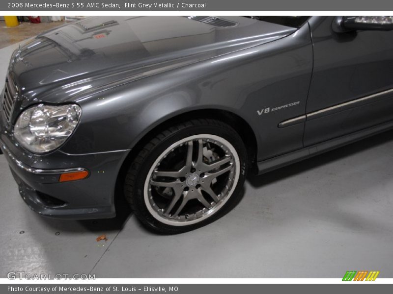 Flint Grey Metallic / Charcoal 2006 Mercedes-Benz S 55 AMG Sedan