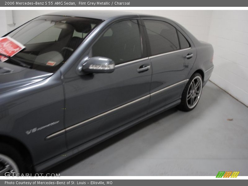Flint Grey Metallic / Charcoal 2006 Mercedes-Benz S 55 AMG Sedan