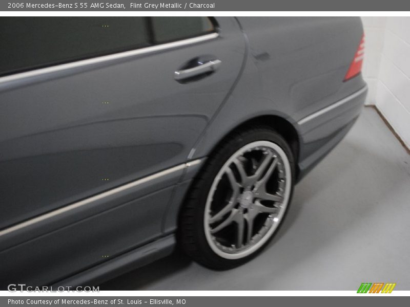 Flint Grey Metallic / Charcoal 2006 Mercedes-Benz S 55 AMG Sedan