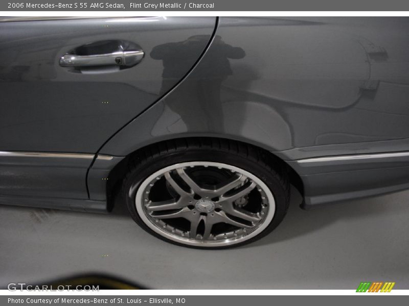 Flint Grey Metallic / Charcoal 2006 Mercedes-Benz S 55 AMG Sedan