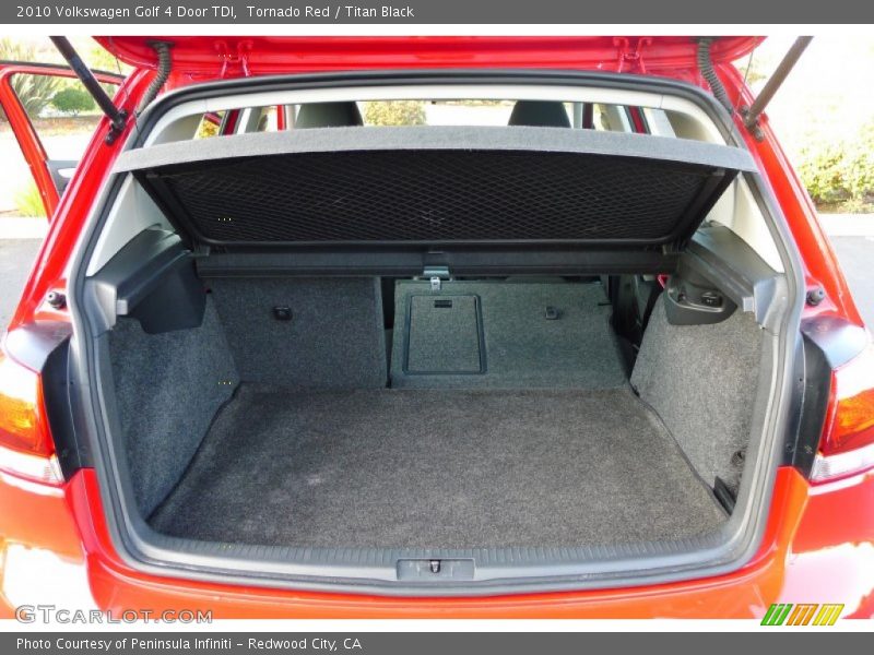 Tornado Red / Titan Black 2010 Volkswagen Golf 4 Door TDI