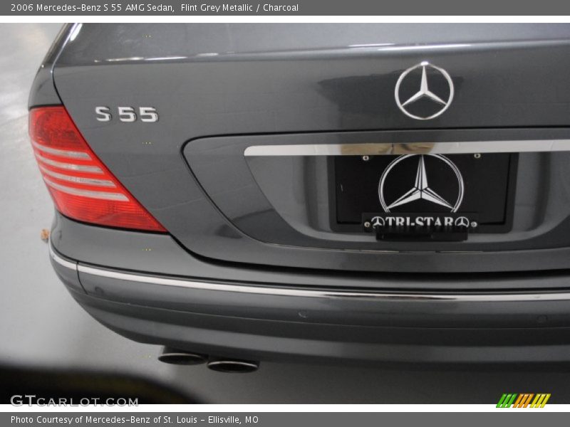 Flint Grey Metallic / Charcoal 2006 Mercedes-Benz S 55 AMG Sedan