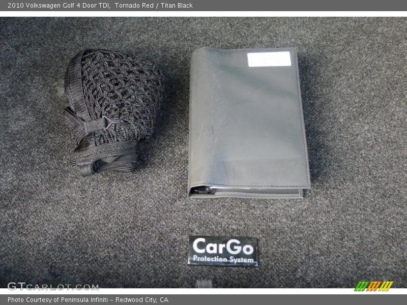 Tornado Red / Titan Black 2010 Volkswagen Golf 4 Door TDI