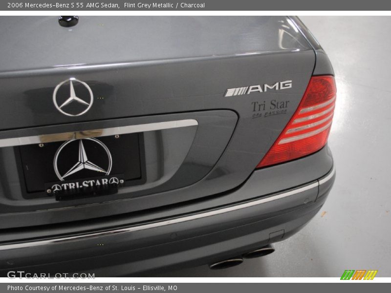 Flint Grey Metallic / Charcoal 2006 Mercedes-Benz S 55 AMG Sedan