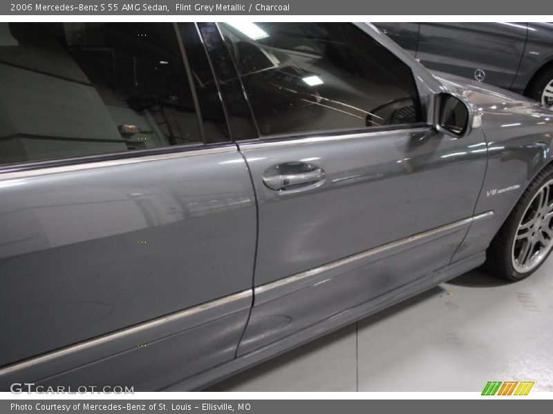 Flint Grey Metallic / Charcoal 2006 Mercedes-Benz S 55 AMG Sedan